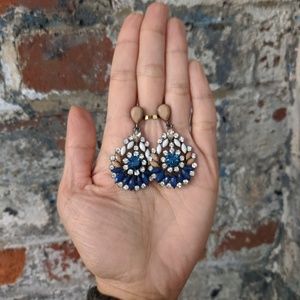 J.Crew Inspired Jeweled Statement Earrings
